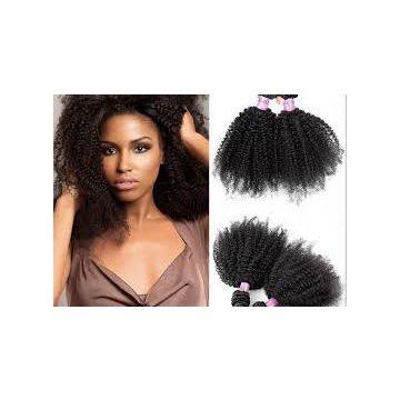 Natural Real  Double Wefts  12 Inch Indian Curly Human Hair For Black Women Straight Wave