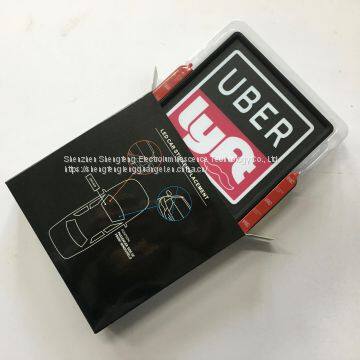 12 x 12cm Chargeable LED Light Car Sticker for UBER LYFT Car Service photo-5