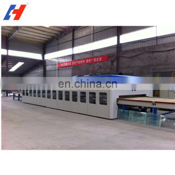 PLC Control System Horizontal Glass Tempering Furnace