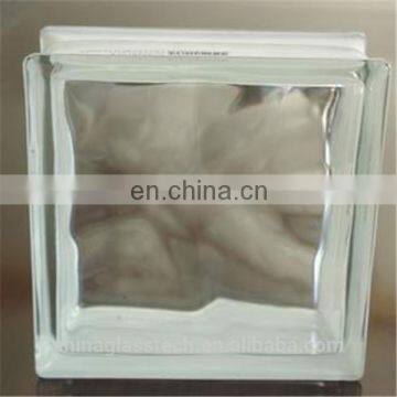 clear transparent decorative glass block for indoor wall partition