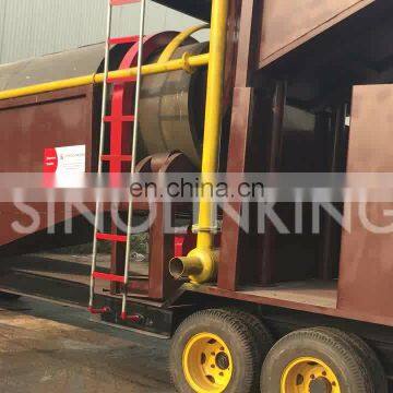 SINOLINKING Heavy Duty Trommel Screen Gold Wash Machine