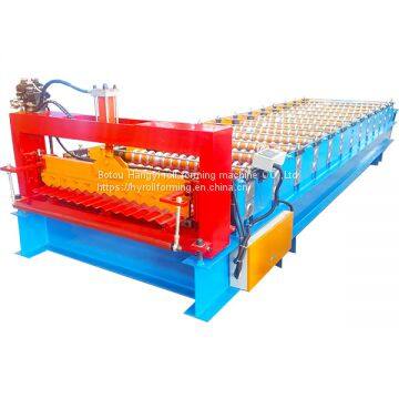 HY construction corrugated metal tile molding machine for metal roofing machine