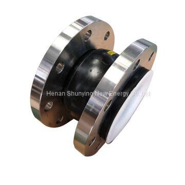 Henan Shunying Galvanized Carbon Steel Flange Rubber Expansion Joint With PTFE Liner photo-2