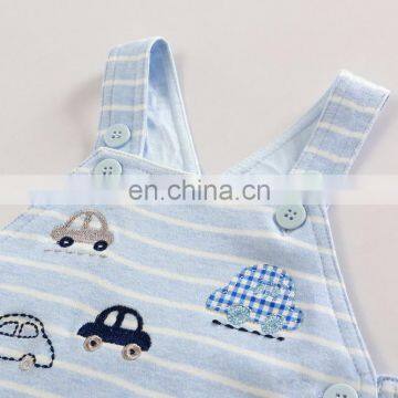 2018 New Baby Boy Cool Car Suspender Pants Back Pants T-shirt Two Suits photo-5