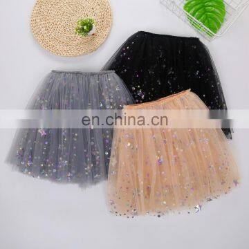 2020 Korea Style Baby Girls Skirt Embroidery Sequins Summer Kids Girls Skirts