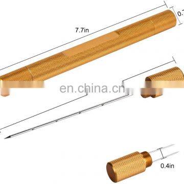 HQP-XJ02 HongQiang Cigar Needle Tools Twin Nubbers Punch Drill Cigar Accessories Cigar Draw Needle photo-5