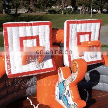 Kids Adult Play Inflatable Basketball Hoop Slam Dunk Shoot Game For Sale photo-3