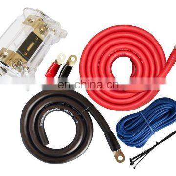 8ga flexible matte high complete power diy amplifier wiring kit for amp and subs