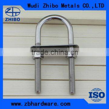 Stainless Steel SS304/316 U-Bolt With Two Washers And Nuts Pipe Clamp Bolt                        
                                                Quality Choice