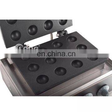 Popular 12 Grids Ball Shaped Waffles Pan Stainless Steel Commercial Cake Pop Waffle Maker Machine Wholesale