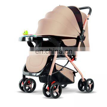 Stylish Baby Stroller Wholesale Pram Lightweight Foldable Pushchair photo-2