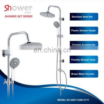 Wall Stainless Steel Economic Modern Bathroom Shower Set photo-2