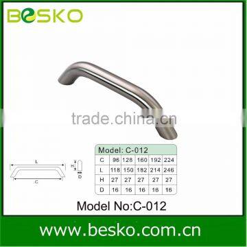 new stainless steel arc cabinet handle with high quality