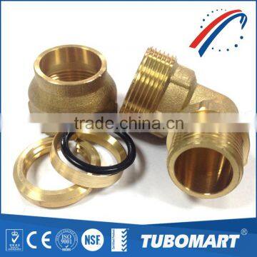 Good choice brass female / equal elbow 90 degree PE pipe union