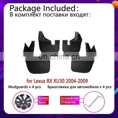 4PCS for Lexus RX RX300 RX330 RX350 RX400h XU30 2004~2009 Mudguards Mudflaps Fender Mud Flap Splash Guards Car Accessories 2005 photo-3