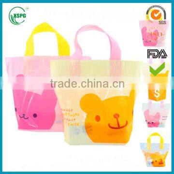 Wholesale Printed PE Poly Bags Plastic Handle Bags for Shopping