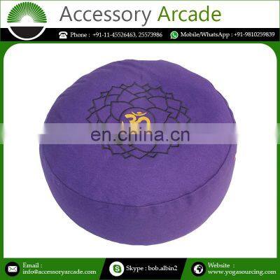 Standard Material Made Chakra Zafu Meditation Cushion for Yoga Buy From Lead Supplier photo-3