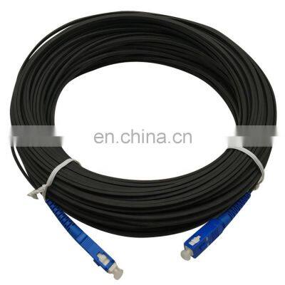 30meters SC UPC Single Mode G657A Simplex Indoor FTTH Drop Cable Patch cord SC Fiber Optic Patch cord