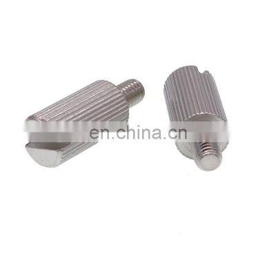 SS 303 M5*20 knurled head high precision electrical lathe screw