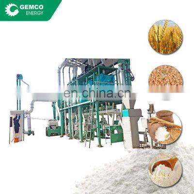 Small scale maize processing plant for flour and grits