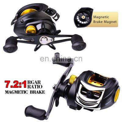 Left Right Hand 3+1BB Baitcasting Reel 8.1:1 Bait Castingfishing reel With Magnetic Brake Carp for fishing