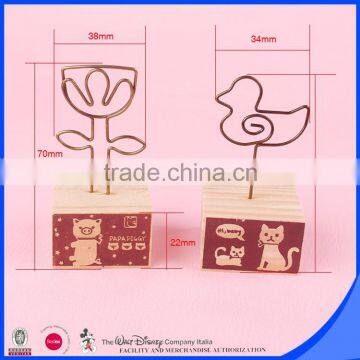 Antique Design Mini Wood Card Holder photo-5