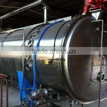 Belt vacuum powder continuous dryer for glufosinate ammonium