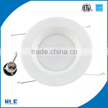 5 years warranty E26 E27 medium base type white housing color five-star hotel led downlight