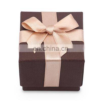 Wholesale Customized Bow Jewelry Gift Box Inner Core Sponge Suitable For Earrings Pendant Ring Box