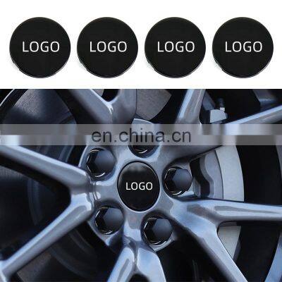 Car Accessories Decorative Waterproof Customized Universal Alloy Center Hub Motor Cover For Tesla Model Y 2021 photo-2