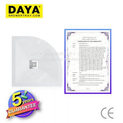 DAYA Shower Trays Piatto Doccia Resin Stone Solid Surface Bathroom Shower Pan photo-4