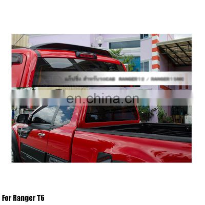 ABS Primer Painted Back Rear Spoiler Lip Wing For Ranger T6 Cab Pickup 2012 - 2017 Rear Spoiler