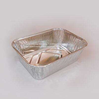 500ml Medium Aluminum Foil Food Tray Disposable Tableware