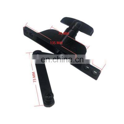 Hot Selling Louver Flat Open Black Powder Coated Aluminum Material Window Operator