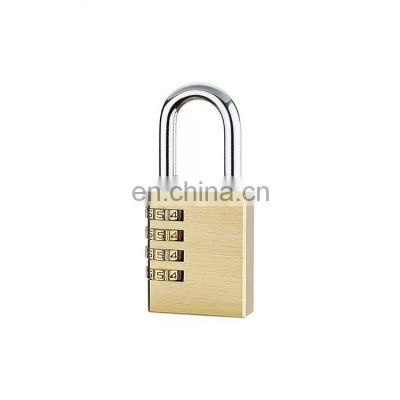 Wholesale 4 Digit Brass Combination Password Padlock With Steel Shackle