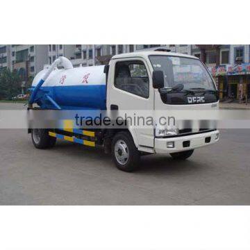 Dongfeng Furuika sewage vaccum suction tank truck 4m3