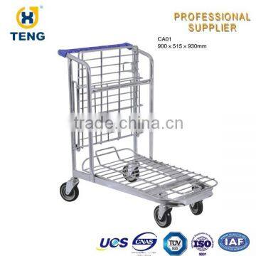 CA01 Steel Supermarket Warehouse Cargo Tallying Cart For Sale