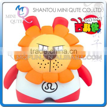 Mini Qute Mask Bear 10.5cm Leo 12 Constellations Kawaii plastic reloading action figures Cartoon toy car Decoration doll model