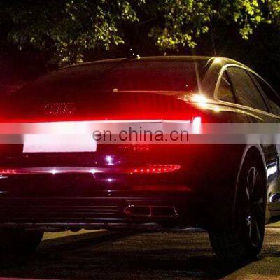Modified Full LED Through Strip Taillamp Taillight With Dynamic for AUDI A6 C8 Tail Lamp Tail Light 2019-2021 photo-4