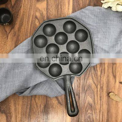 Hot 12 Holes Takoyaki Maker Grill Pan Octopus Ball Plate Baking Bbq Tray Baking Pan photo-4