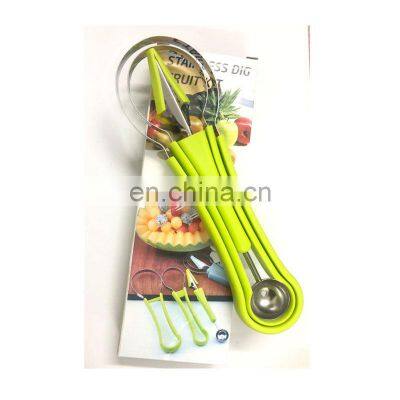 Three-Piece Set Salad Food Multifunctional Easy Plastic Handy Creative Manual Vegetable Fruit Cutter photo-5