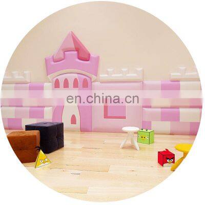 New cute PVC foam cartoon 3D wall paper bedroom wall sticker children room decoration