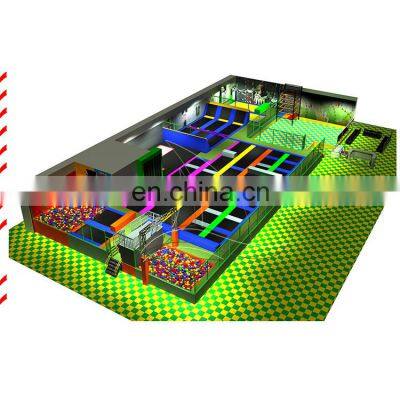 Commercial indoor kids and adult game trampoline park for sale