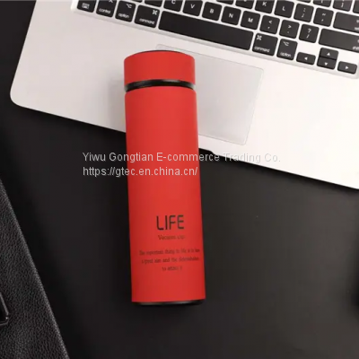 Custom Print Logo 500ml Life Double Walled Vaccum Insulated Stainless Steel Thermos Cup Coffee Mug Water Bottle photo-3