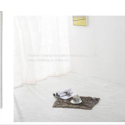 Guangdong wholesale imitation marble SPC floor cement pattern gray hard buckle plastic floor tile waterproof flame retardant plastic plastic floor