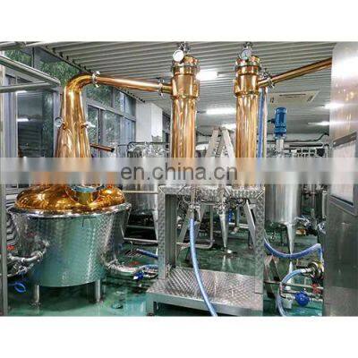 rum vodka gin distiller alcohol distillation plant equipment copper still