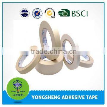 Crepe paper masking adhesive tape with high temperature