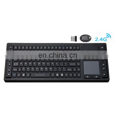 WK811 China Manufactory Custom Light Portable 2.4 Ghz Wireless Waterproof Silicone Keyboard