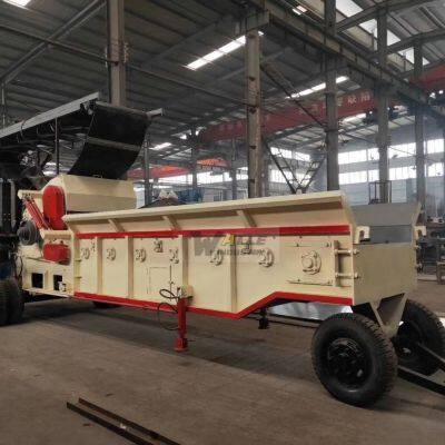 Powerful Wooden Pallet Crusher Wood Chipper Shredder Wood Sawdust Recycling Machine