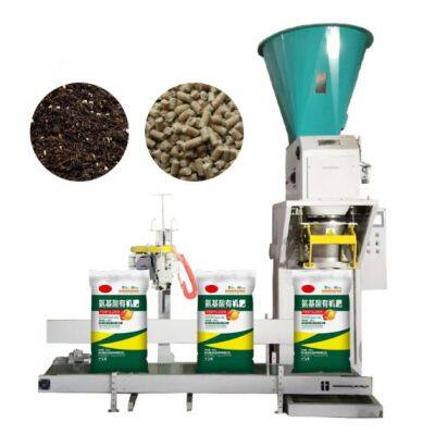 Maquinaria de envasado y pesado semiautomática para la industria petroquímica de 5 kg a 25 kg/bolsa